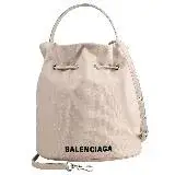 在飛比找遠傳friDay購物優惠-BALENCIAGA 巴黎世家 655011 簡約電繡LOG