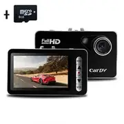 G20L Novatek 96620 HD 1080P AVI 2.7 inch 4X Digital Zoom 140 Degree Wide Angle Car DVR Dashcam with IR Nightvision Motion Detection G-sensor Black + 8 GB TF Card