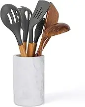 ChasBete Natural Marble Wine Chiller Bottle Holder for Wine Cooler Keep Cold Also Use as Kitchen Utensil Holder/Decorative Vase