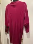 Velvet Wine Color Dress By Aidan Maddox