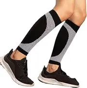 DISPRA Calf Compression | Calf Sports Socks, Sweat Absorbing Sports Socks Calf Footless Socks for Yoga Running Tennis