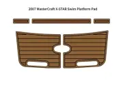 2007 MasterCraft X-STAR Swim Platform Pads Boat EVA Foam Teak Deck Flooring Mat