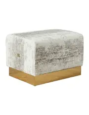 [Koala Living] Sheppard Distressed Ottoman in Beige