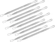 Stainless Steel Pimple Remover 7pcs Acne Squeeze Ring Double-head Beauty Tool for Easy Blackhead Extraction