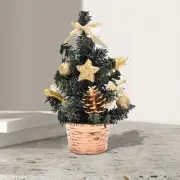 Mini Artificial Christmas Tree Small Xmas Tree with Light Tabletop Luminous