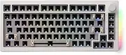 Akko 5075B Barebones Keyboard Kit, 2.4Ghz/BT5.0/Wired Gaming DIY Kit, VIA Programmable, Hot Swap Custom Keyboard Kit, 4500 mAh Battery, South Facing RGB for Win/Mac (US Layout, White)