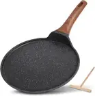 11 Inch Nonstick Crepe Pan with Spreader Induction Compatible, PFOA & Ptfes Free