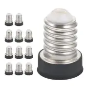 12 Pcs Lamp Adapter Head Converter Light Bulb Sockets Candelabra