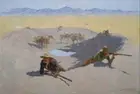 Fight for the Waterhole : Frederic Sackrider Remington : Art Print