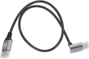 WESIEVYA Bendable 8k Cable Tv Connector Male to Male Video Wire for Monitor Laptop