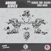 Graphics Kit for HONDA CBR600RR CBR 600RR (2013-2025) Vandal - WHITE