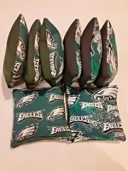 8 Cornhole Bag Set Corn Hole Philidelphia Eagles KGRN/BLK