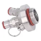 Stainless Steel Double Ball Lock Mini Keg Dispenser Mini Beer Keg Spear For 2 GE