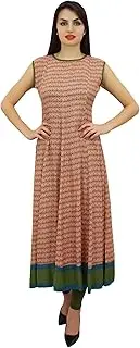 [Phagun] Flared Cotton Cambric Anarkali Printed Kurta Kurti Clothing