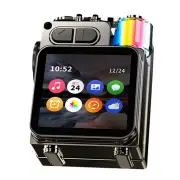 DK08 Smart Touch Screen bluetooth Speaker Mini Pocket Audio Player 40mm Driver Hands-free Call 1200mAh Battery Support T