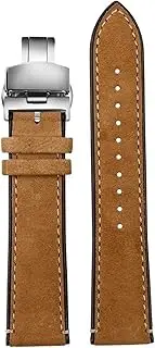 [HALMSZB] Light brown leather watchband Vintage Frosted surface 22mm Fit For Tissot T116.617 Fit For Tag Heuer Fit For Hamilton watch strap Accessories