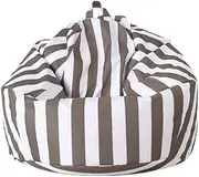 Floating Bean Bag for Pool Outdoor Bean Bag Pouf Cover Without Filler Waterproof Puff Salon Beach Garden Beanbag Chair Corner Seat Puf Sac(Light Grey,D100cm-cover-adults)
