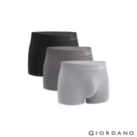 在飛比找momo購物網優惠-【GIORDANO 佐丹奴】男裝冰絲涼感抗菌平口內褲-三件裝