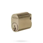 Lockwood C4 570 Oval Cylinder With X Cam 5KD Satin Brass 570-2SB