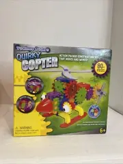 Techno Gears Crazy Copter Action Construction Set STEM Toy Kids 80 Piece 6+