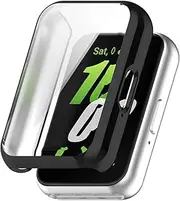 Watch Bands Watch Straps Screen Protector Case for Samsung Galaxy Fit 3 Soft TPU Full Coverage Bumper Anti-Scratch Screen Protector Full Cover Case Fit for Samsung Galaxy Fit 3