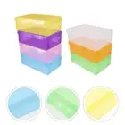 7 Pcs Plastic Storage Space Saver Stackable Boxes Shoe Man Men and Women