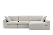 Dawson Wide Chaise Sectional Sofa