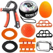 Hand Grip Strengthener Workout Kit (10Pcs) Hands Grip Strength Trainer, HSK02