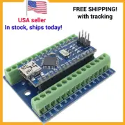 ATMEGA328P V3.0 Board + Expansion Terminal Adapter Shield for Arduino Nano IDE