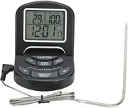 Timer Thermometer Precise Probe Thermometer Cooking Thermometer Digital Food Probe for Cooking Baking Liquids Candy Grilling BBQ