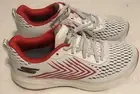 NEW Sketchers Go Run Men’s Size 8 Gray and Red Athletic Running Shoes Goodyear