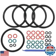 (5 Sets, 36 Piece) Color Coded Gasket Set for Cornelius Home Brew Keg [w/o-Ri
