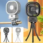 Mini Portable Strollers Fan Detachable 3 Speed Desk Fan for Indoor Outdoor
