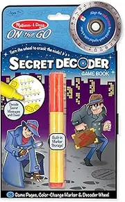 Melissa and Doug - On The Go - Secret Decoder - Game Book