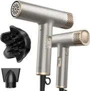 Professional Hair Dryer with Diffuser Fast Drying 200 Million Ionic Blow Dryer w