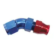 Aeroflow 45° Tube to Female AN Adapter 5/8" to -10AN, AF129-10