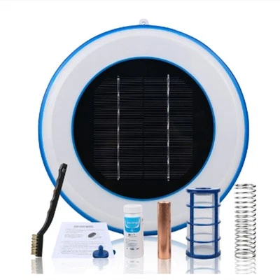 Solar Pool Ionizer Copper Silver Ion Swimming Pool Purifier Algae3555