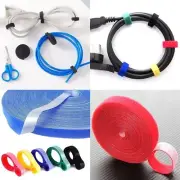 Hook & Loop Cable Organizer Roll – 1M/3M/5M Cord Ties To Secure PC Cords & More