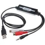 USB 2.0 Audio Grabber Capture Analog Audio to WAV MP3 digital format Converter