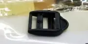 1" double bar buckle - FR plastic for take up straps on clothing and baggage