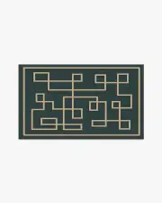 90' x 150' | Machine Washable Runner Rug | Kid & Pet Friendly | Indoor Rug | Jonathan Adler Athens Teal Green Rug | Ruggable