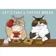 拼圖總動員 不思議的貓世界 早安咖啡 70片 KORIRI 繪畫