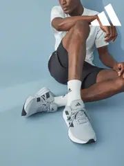 adidas Grey/white Galaxy 7 Running Trainers (K94606) | $104