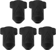 VGOL 5pcs 3D Printer Extruder Hot End Silicone Sleeve 3D Printer Extruder Silicone Protective Cover Compatible with Creality K1 K1 MAX 3D Printers, Black