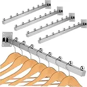 5pcs Elegant Wall Clothes Hanger with Hooks Space-Saving Beaded Wall Mounted Clothes Rack for Versatile Laundry Room Organization Stylish Coat Hanger for Bedroom Bathroom