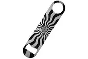Grindstore Monochrome Rising Sun Bar Blade Bottle Opener (Grey/Black) (One Size)