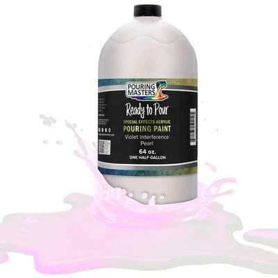 Violet Interference Pearl Special Effects Pouring Paint - Half Gallon Bottle