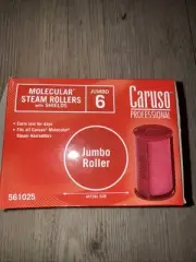 NEW Caruso Professional 6 Jumbo Molecular Steam Rollers w/ Shields 561025