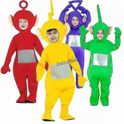 Teletubbies Costume For Kids Child Funny Dipsy Po Laa Tinky Winky Onesie Christmas Birthday Party Halloween Costume Po Teletubbies Kids 130cm*Telet...