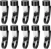 10 Pcs Solar Pool Light, with Adjustable Strap, IP44 Waterproof Outdoor Light, Solar Powered, Auto On and Off, for Framed Above Ground Pools